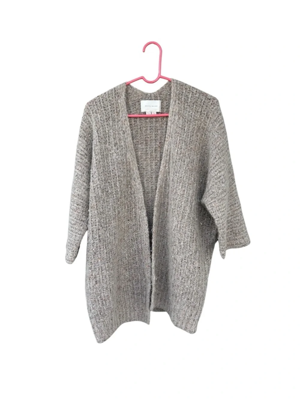 Brochu Walker Baby Alpaca and Wool Noor Cadigan Sweater - Size XS - Beige